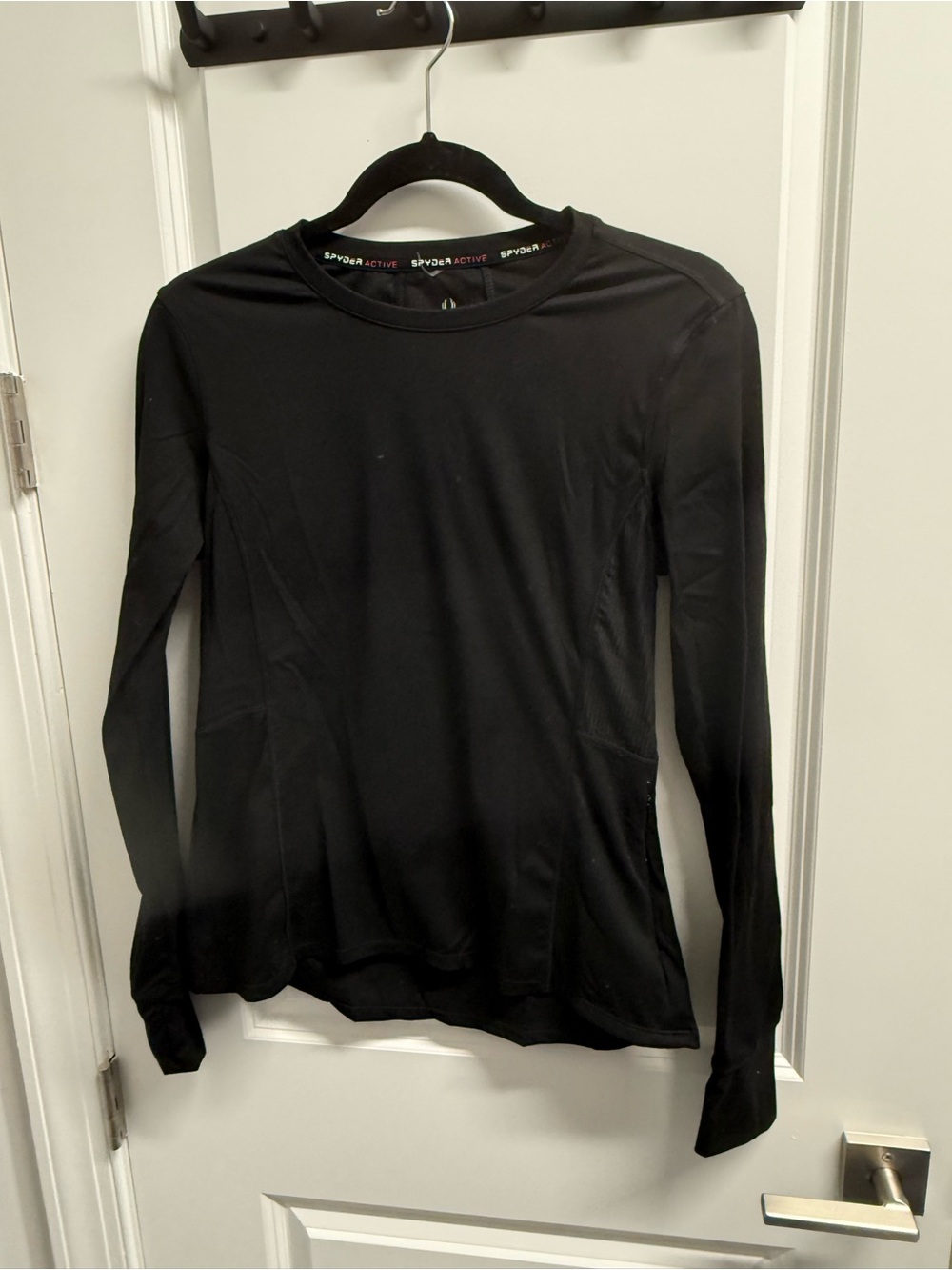 Spyder Women's Black Long Sleeve Active Top